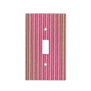 Glam Stripe Light Switch Cover