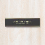 Glam Template Modern Black And Gold Trendy Door Sign Glam Template Modern Black And Gold Trendy Door Sign