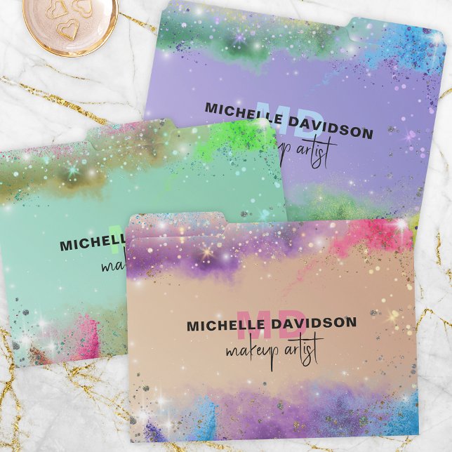 Glam Trendy Cool Modern Artistic Professional File Folder (Creator Uploaded)