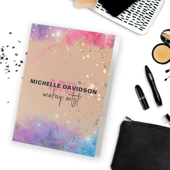 Glam Trendy Cool Modern Artistic Professional Pocket Folder (Creator Uploaded)