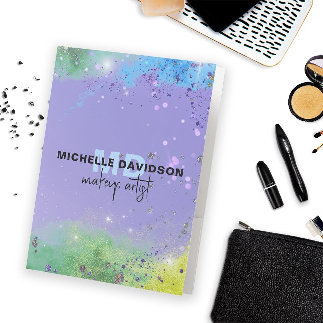 Glam Trendy Stylish Modern Artistic Professional Pocket Folder (Creator Uploaded)