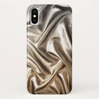 Glam unique faux gold silver modern glitter iPhone x case