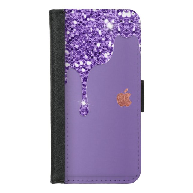 Glam Wallet Style Phone Case with Bling (Front)
