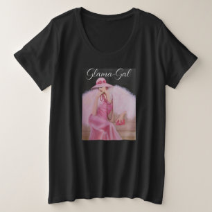 Glama Gal Women's Plus-Size Basic T-Shirt