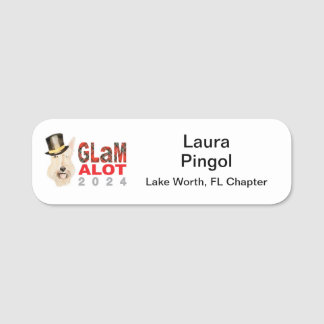 GLaMalot 2024 Name Badge