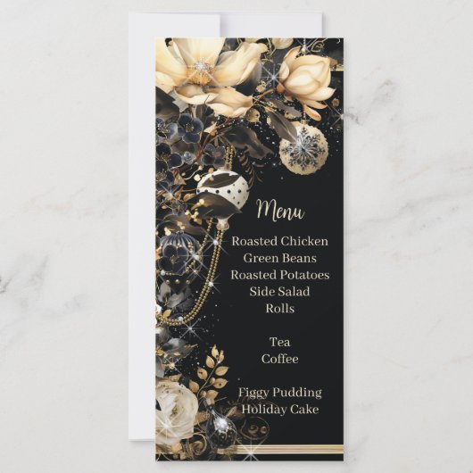 Glamimour Holiday Party Menu (Back)