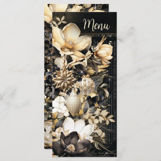 Glamimour Holiday Party Menu (Front/Back)