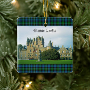 Glamis Castle Angus Scotland Scenic Ceramic Ornament