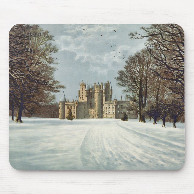 Glamis Castle Scotland Mouse Pad (Front)
