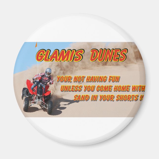 GLAMIS DUNES MAGNET (Front)
