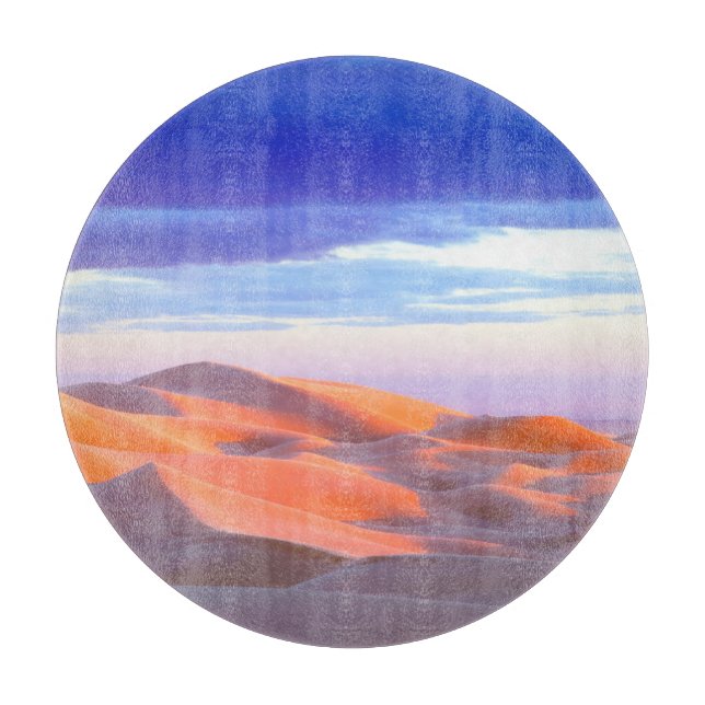 Glamis Sand Dunes at sunset Cutting Board (Front)