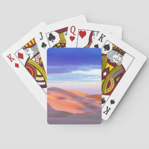 Glamis Sand Dunes at sunset Poker Cards