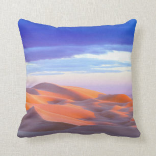 Glamis Sand Dunes at sunset Throw Pillow