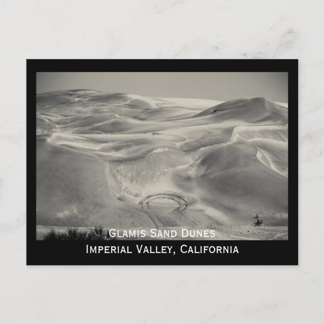 Glamis Sand Dunes Desert Imperial Valley Photo Postcard (Front)