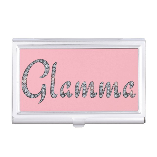 Glamma bling design business card case (Front)