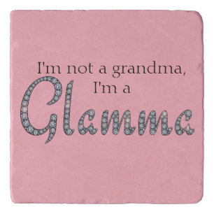Glamma bling design trivet