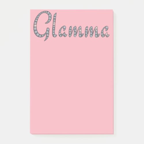 Glamma bling note pad