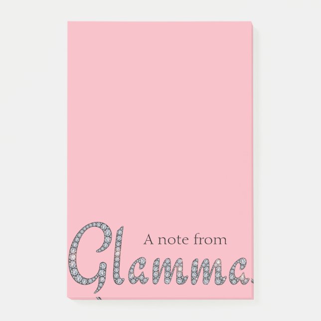 Glamma bling note pad (Front)