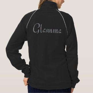 Glamma bling zip-front jacket
