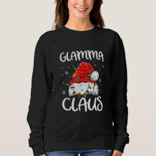 Glamma Claus Christmas Pajama Family Matching Xma Sweatshirt