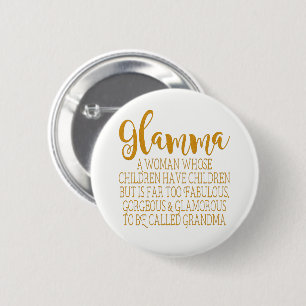 Glamma - Fabulous Grandma Button