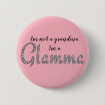 Glamma faux-bling rhinestones design button