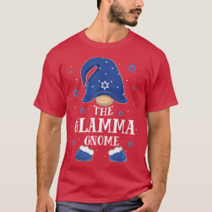 Glamma Gnome Hanukkah Jewish Matching Family Xmas  T-Shirt