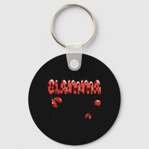 Glamma of The Little Lady Birthday Girl Ladybug Keychain