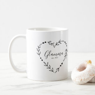 Glamma Year Est.  Coffee Mug