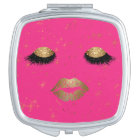 Glamor Eyes and Lips Compact Mirror