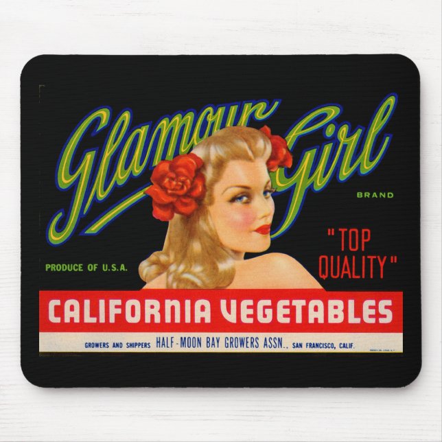 Glamor Girl Mouse Pad (Front)