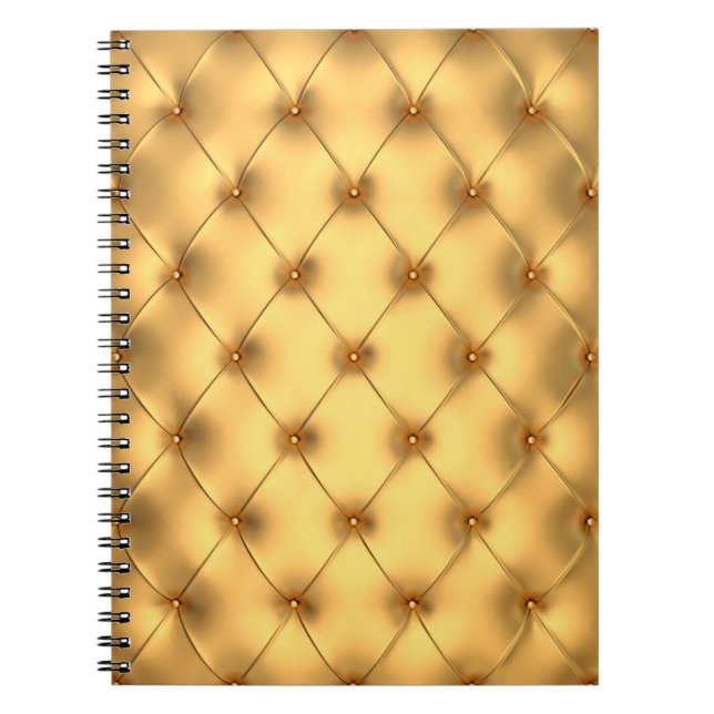 Glamor golden  interior decorating background notebook (Front)