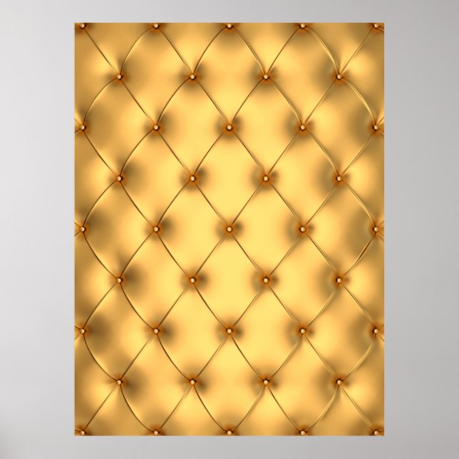 Glamor golden  interior decorating background poster (Front)