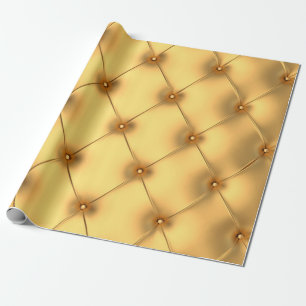Glamor golden interior decorating background wrapping paper