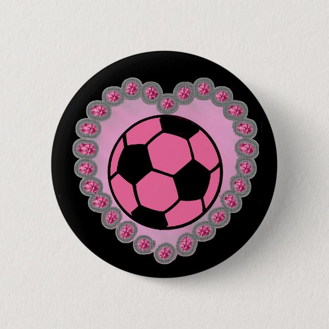 Glamor soccer ball pin (Front)