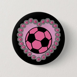 Glamor soccer ball pin
