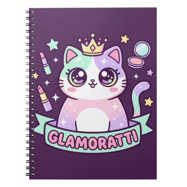 Glamoratti Cat Notebook (Front)