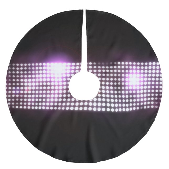 Glamorous abstract background design. brushed polyester tree skirt (Front)