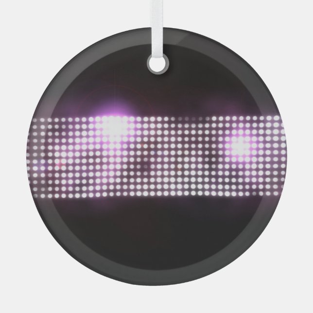 Glamorous abstract background design. glass ornament (Front)