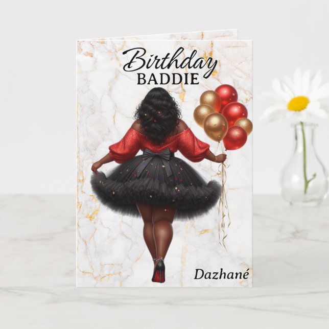 red birthday dress black girl It Girl Birthday Dress – Thee It Girl Attire main image 1