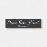 [ Thumbnail: Glamorous and Classy "Please Have a Seat" Door Sign ]
