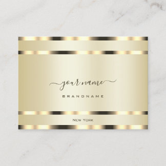 Glamorous and Elegant Gold Effect Professional Business Card