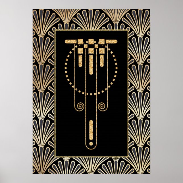 Glamorous Art Deco Poster. Poster (Front)