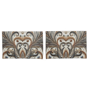 Glamorous Baroque with Glitter & Gemstones Pillow Case