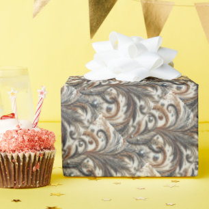 Glamorous Baroque with Glitter & Gemstones Wrapping Paper