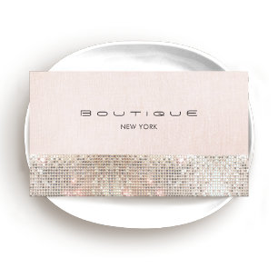 Glamorous beauty and Fashion Business Card