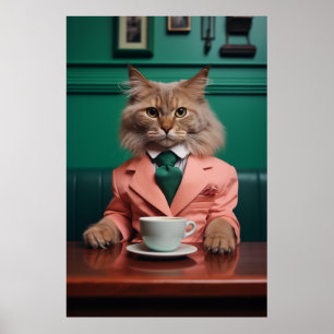 Glamorous Bengal Cat Poster