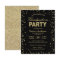 Glamorous Black & Gold Shimmer Graduation Party
