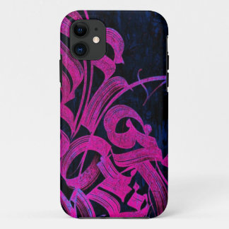 "Glamorous Black Pink: Sleek Phone Case" iPhone 11 Case