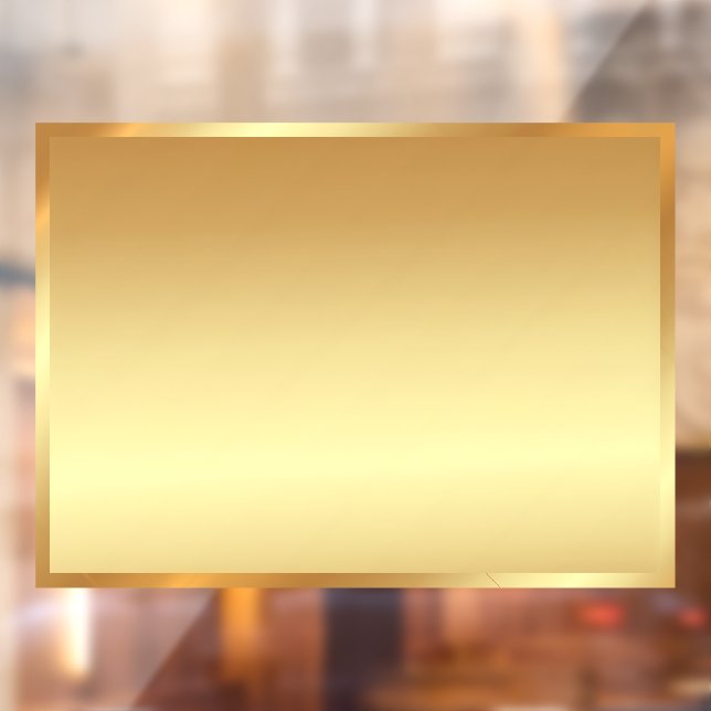 Glamorous Blank Background Add QR Code Text Logo Window Cling (Sheet 2)